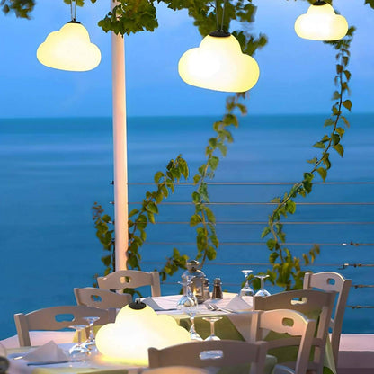 Rechargeable Outdoor Waterproof Clouds LED Hanging Lights