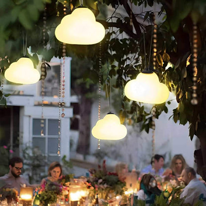 Rechargeable Outdoor Waterproof Clouds LED Hanging Lights
