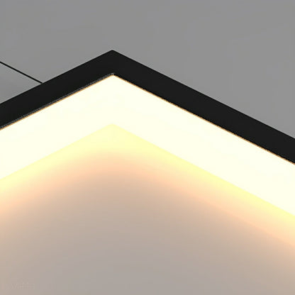 Rectangle LED Chandelier – Modern Minimalist