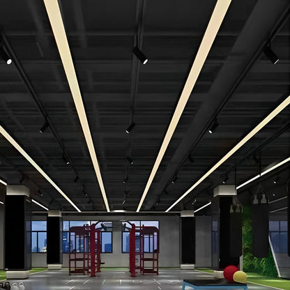 Rectangle Strip LED Modern Recessed Hanging Light - 6Pcs - Flare Shack