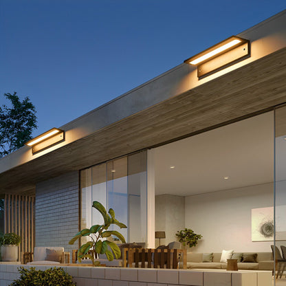 Rectangle Waterproof Modern Minimalist Outdoor Wall Porch Lights - Flare Shack