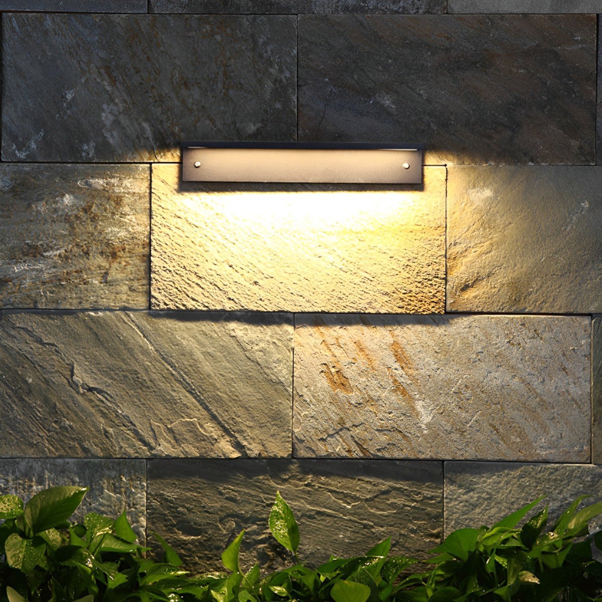Rectangle Waterproof Modern Minimalist Outdoor Wall Porch Lights - Flare Shack