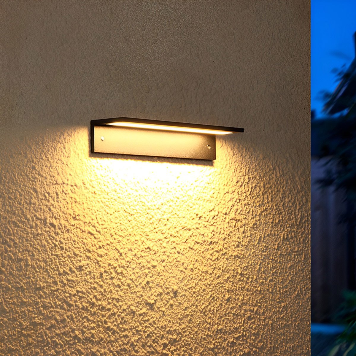 Rectangle Waterproof Modern Minimalist Outdoor Wall Porch Lights - Flare Shack
