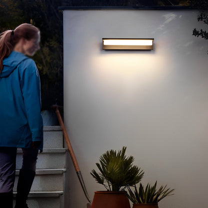 Rectangle Waterproof Modern Minimalist Outdoor Wall Porch Lights - Flare Shack