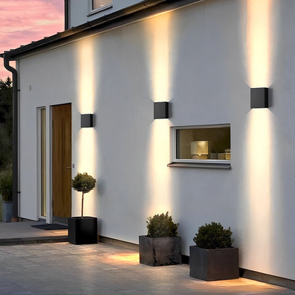 Rectangular Waterproof Up Down Aluminium Adjustable Led Wall Washer Lights - Flare Shack
