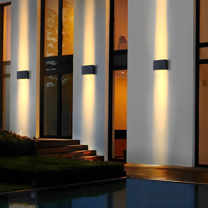 Rectangular Waterproof Up Down Aluminium Adjustable Led Wall Washer Lights - Flare Shack