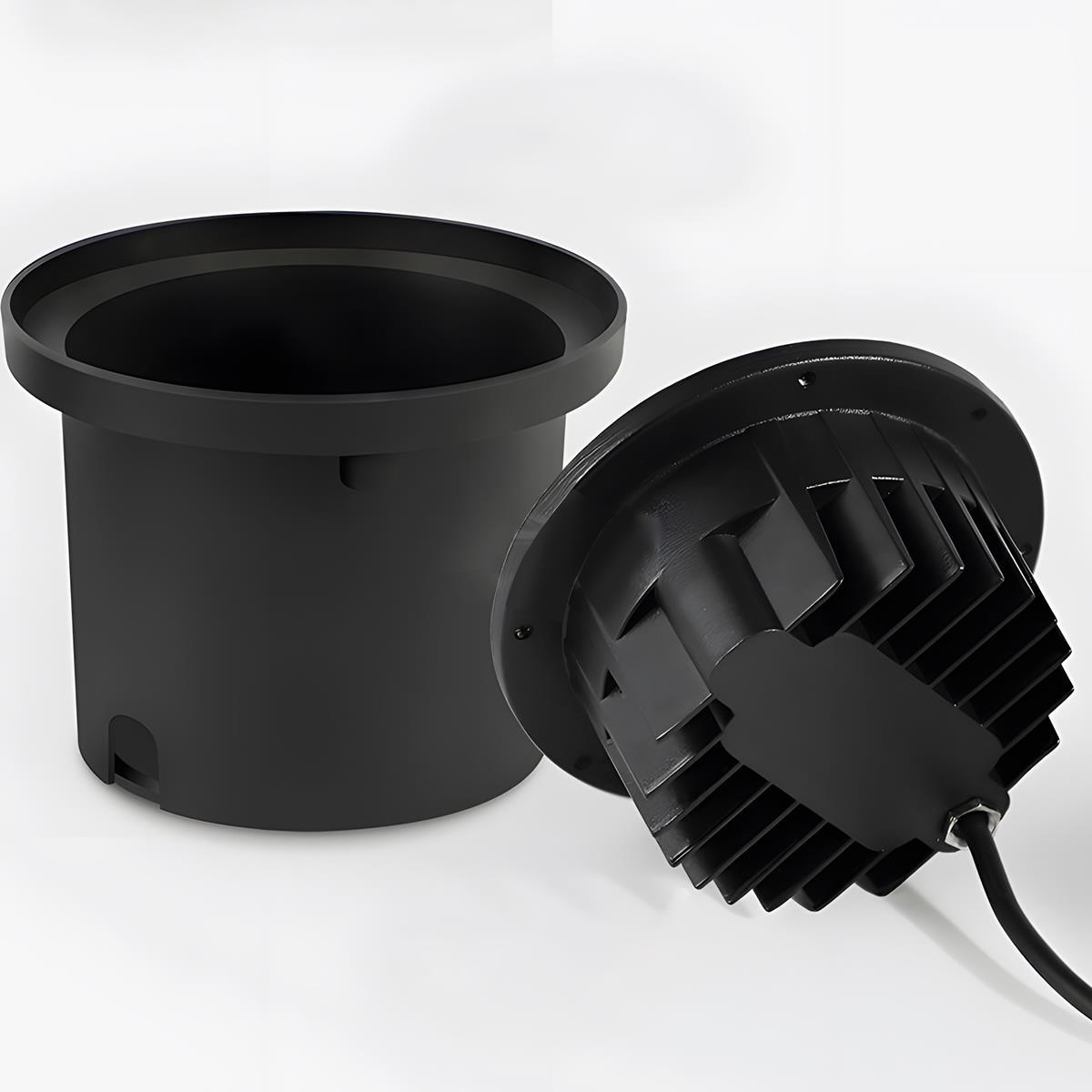 Round Outdoor LED In-Ground Lights Landscape Lights Wall Washer Lights