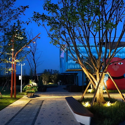 Round Waterproof Outdoor LED Spot Lights Building Exterior Light