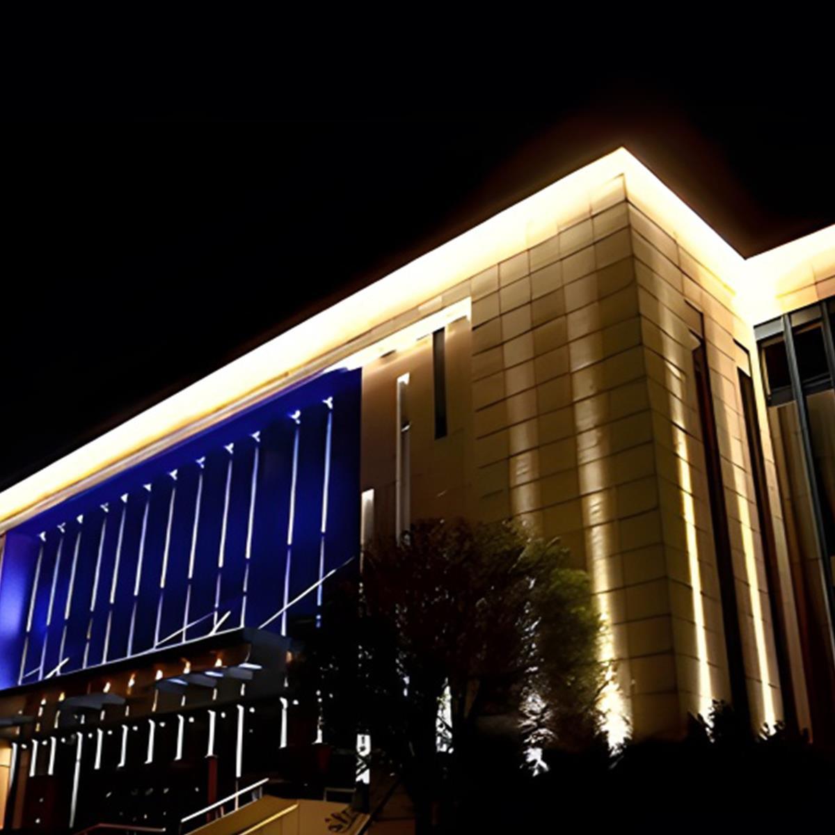 Round Waterproof Outdoor LED Spot Lights Exterior Wall Washer Light