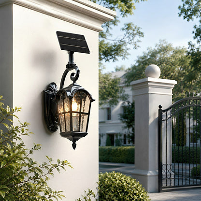 Rustic Ancient Rome Cross Waterproof Outdoor LED Porch Wall Light - Flare Shack