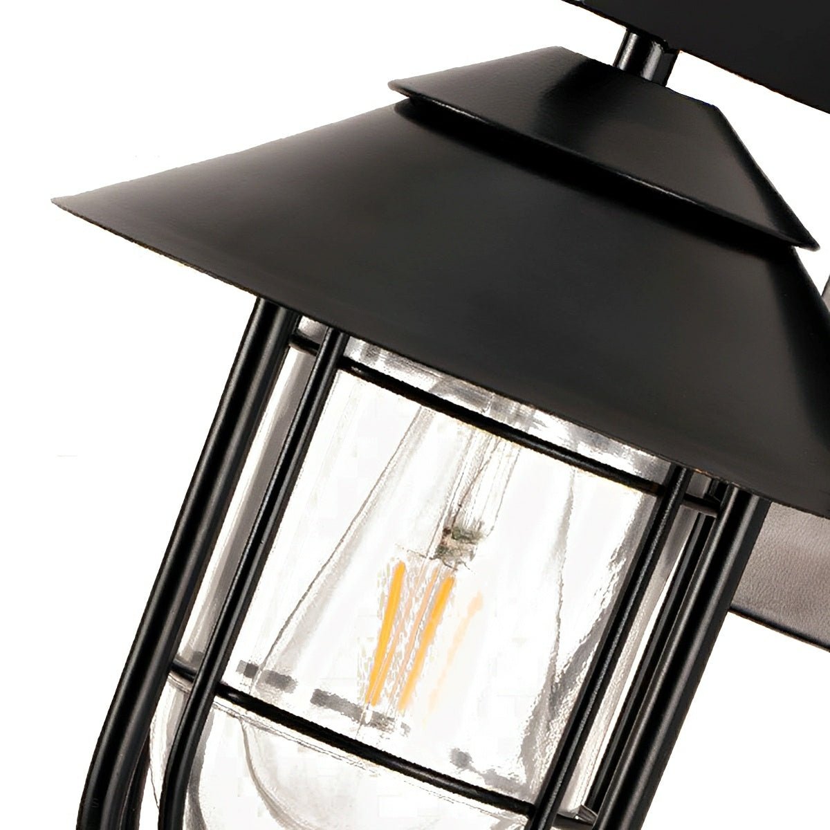 Rustic Birdcage Waterproof Outdoor LED Porch Wall Light