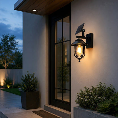 Rustic Birdcage Waterproof Outdoor LED Porch Wall Light