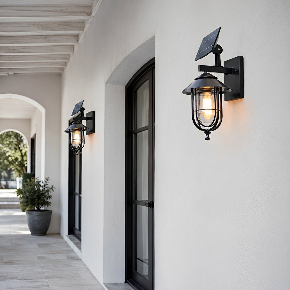 Rustic Birdcage Waterproof Outdoor LED Porch Wall Light