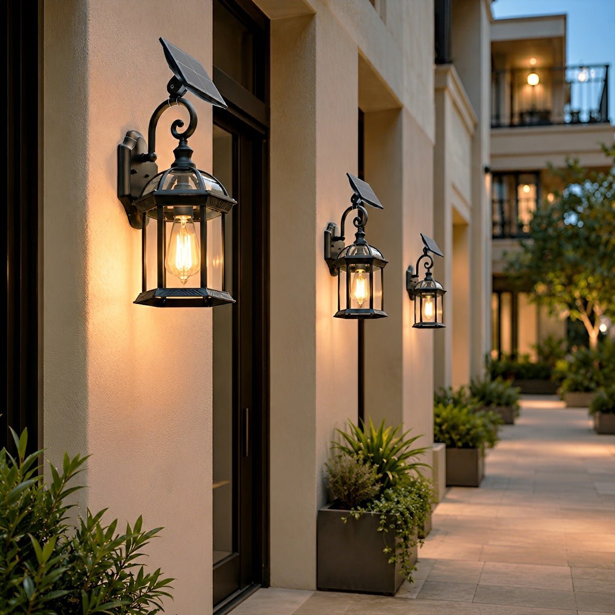 Rustic Gazebo Waterproof Outdoor LED Porch Wall Lights - Flare Shack