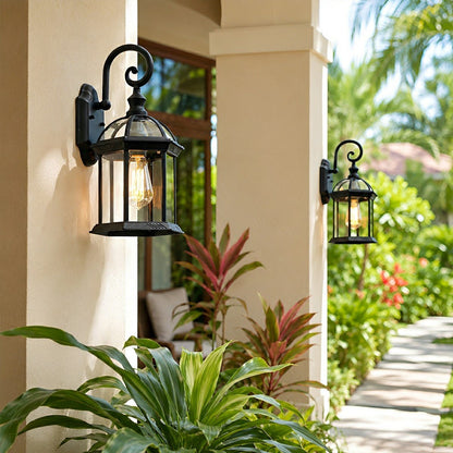 Rustic Gazebo Waterproof Outdoor LED Porch Wall Lights