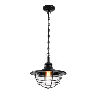Rustic Modern Super Bright Black Outdoor Pendant Lights Lantern