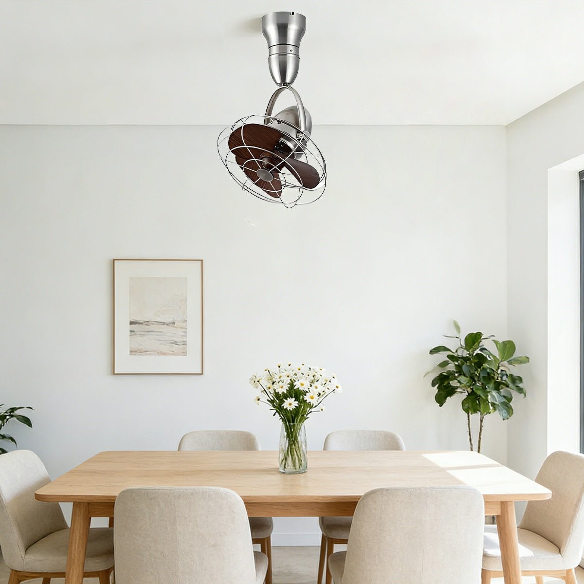 Rustic Modern Swing Rotation 6-Speed Reverse Ceiling Fan