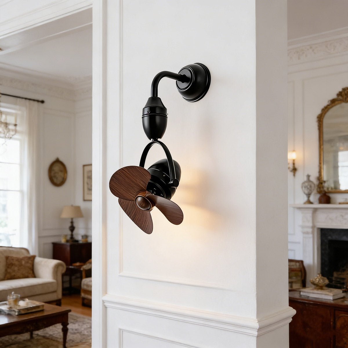 Rustic Modern Swing Rotation 6 - Speed Reverse Wall Fan - Flare Shack