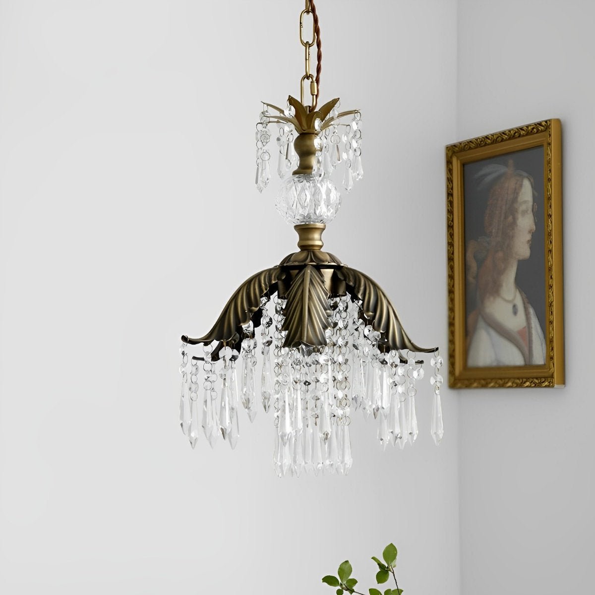 Rustic Retro Flower Crystal Chandelier Lighting - Flare Shack