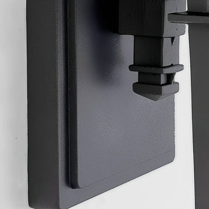 Rustic Square Waterproof Outdoor LED Porch Wall Light