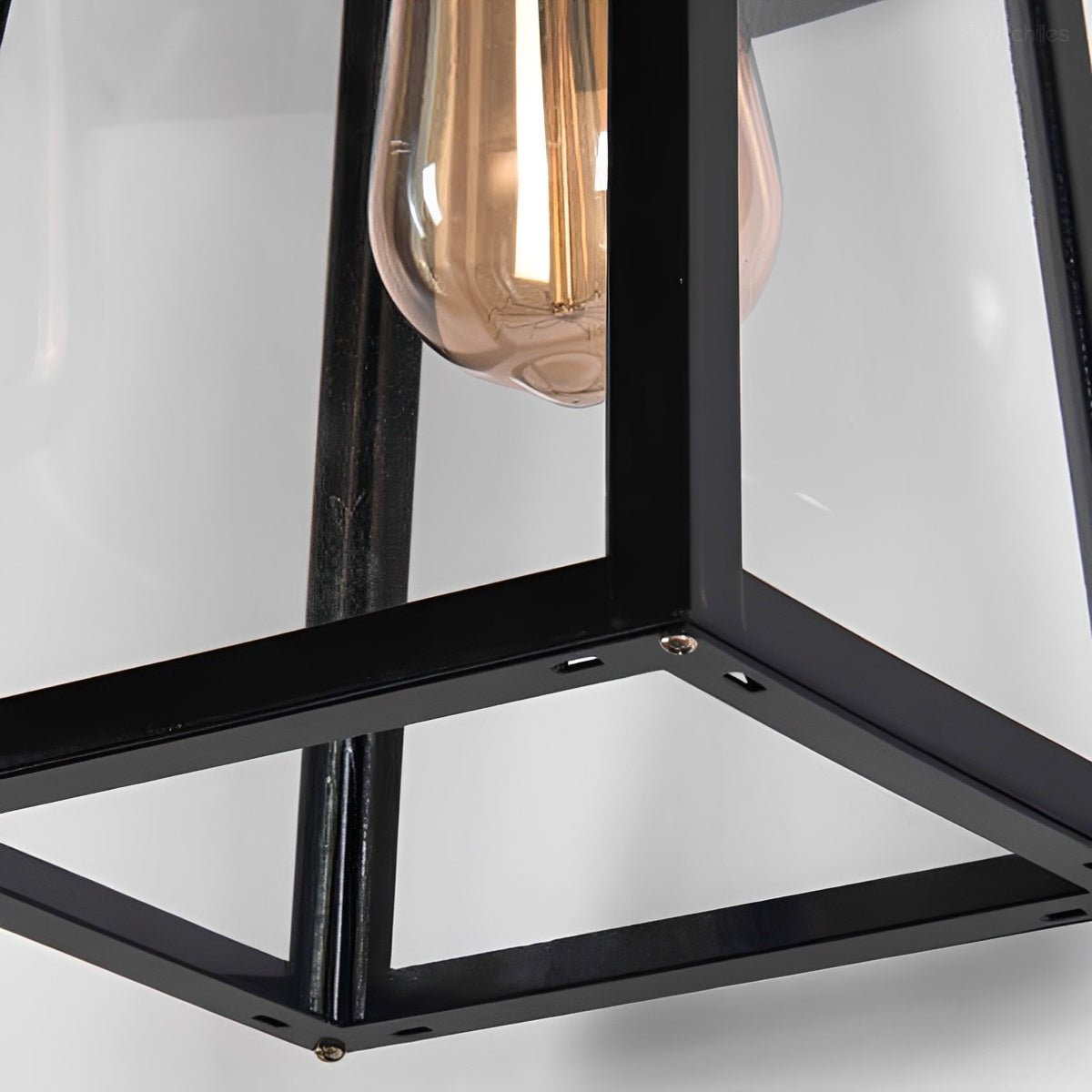 Rustic Trapezoid Waterproof Outdoor LED Porch Wall Light