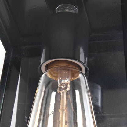 Rustic Trapezoid Waterproof Outdoor LED Porch Wall Light