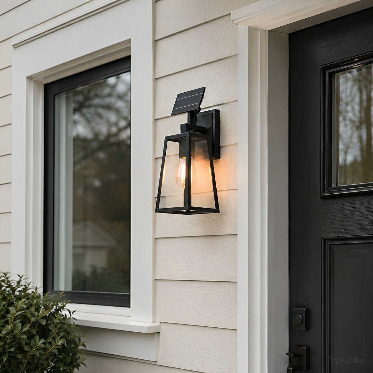 Rustic Trapezoid Waterproof Outdoor LED Porch Wall Light