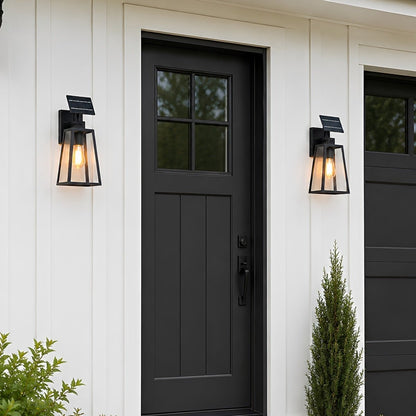Rustic Trapezoid Waterproof Outdoor LED Porch Wall Light