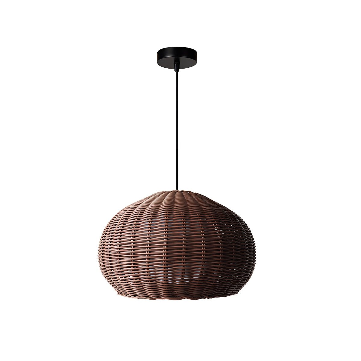 Rustic Woven Boho Rattan Pendant Light Lanterns