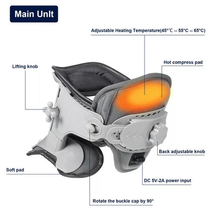 Neck Traction Device – Airbag Heat Therapy Decompression, Fall 2025 Pain Relief