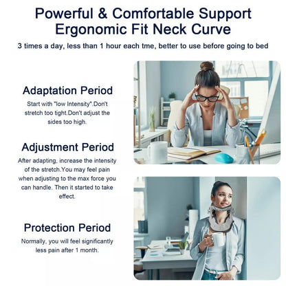 Neck Traction Device – Airbag Heat Therapy Decompression, Fall 2025 Pain Relief