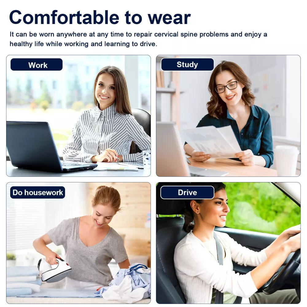 Neck Traction Device – Airbag Heat Therapy Decompression, Fall 2025 Pain Relief
