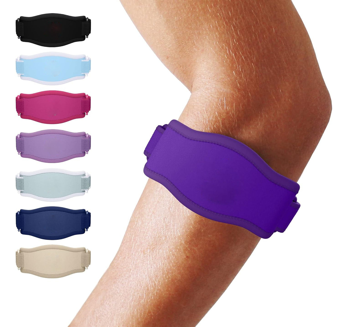 Tennis Elbow Brace Adjustable Elbow Support Breathable Sweat Wicking Compression for Tendonitis Fall 2025 Wellness