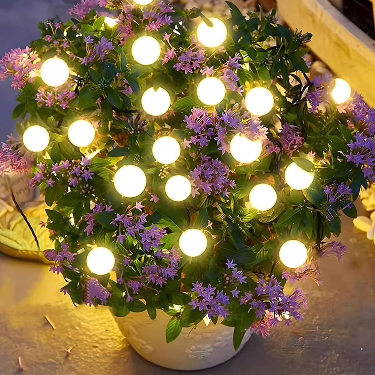 Set of 4 Low Voltage 12V Waterproof 6-LED Firefly Outdoor Lawn Lights