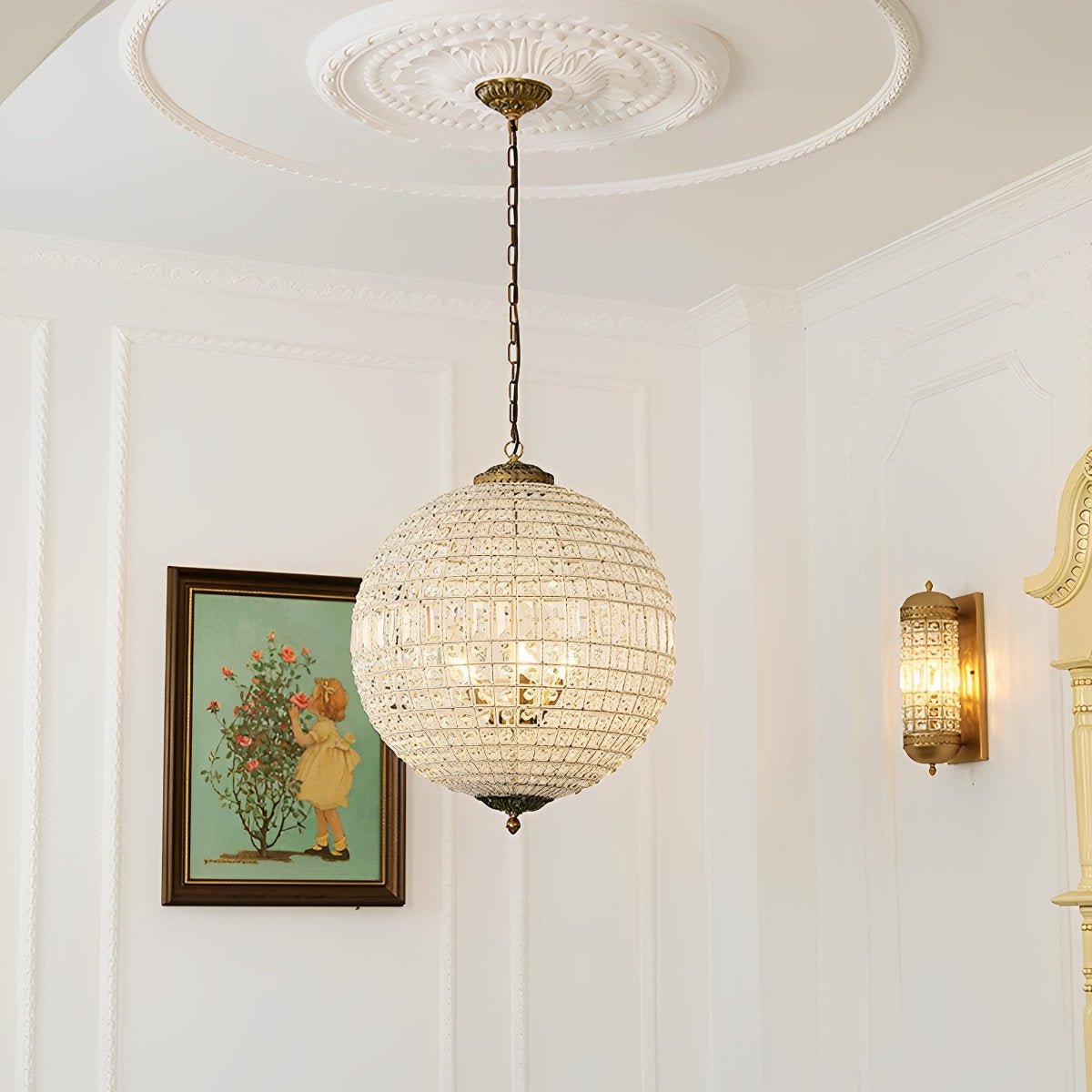 Shining Luxury Morocco Ball Crystal Chandelier Light - Flare Shack