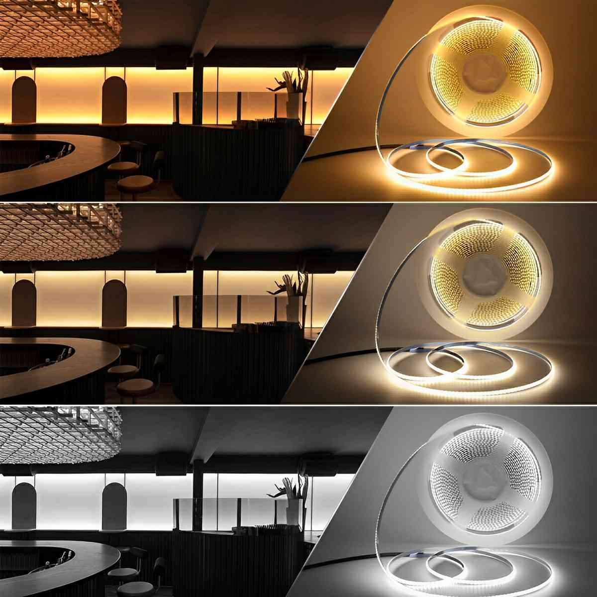 Thin Skyline DC 24V Recessed COB LED Slim Flexible Linear Lights