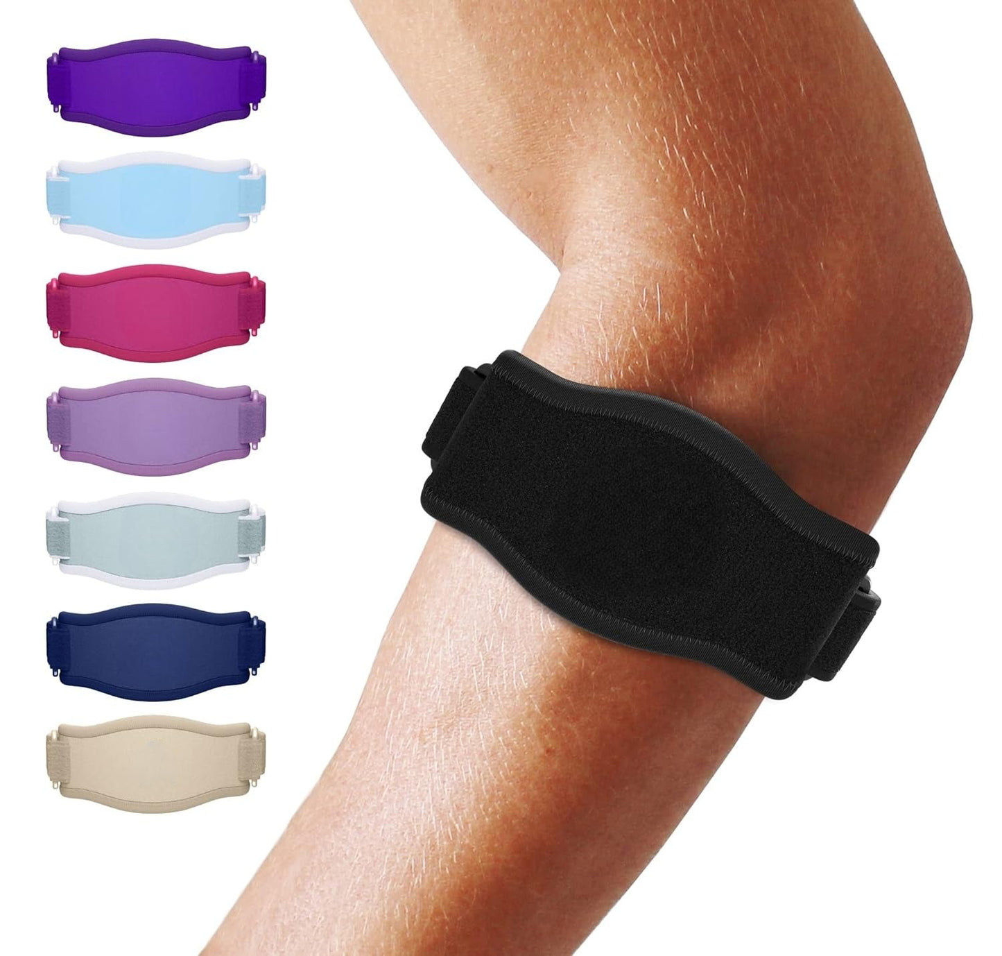 Tennis Elbow Brace Adjustable Elbow Support Breathable Sweat Wicking Compression for Tendonitis Fall 2025 Wellness