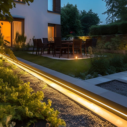 Solar COB DIY Waterproof Outdoor Recessed LED Flexible Linear Light - Flare Shack