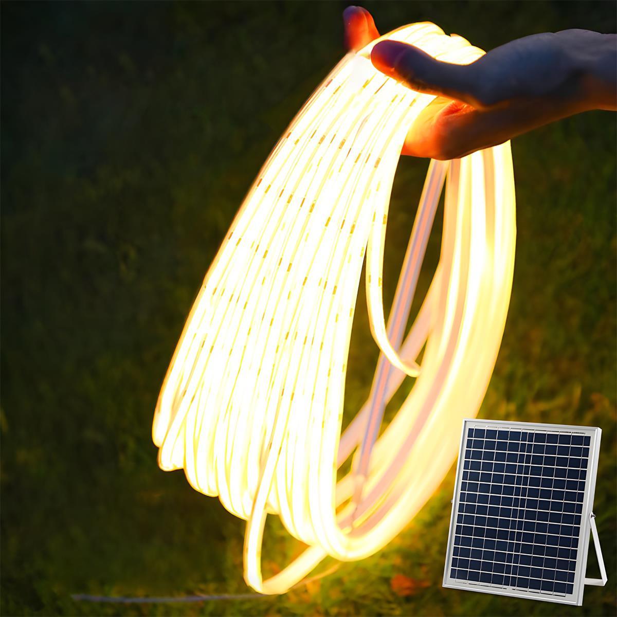 Solar COB DIY Waterproof Outdoor Recessed LED Flexible Linear Light