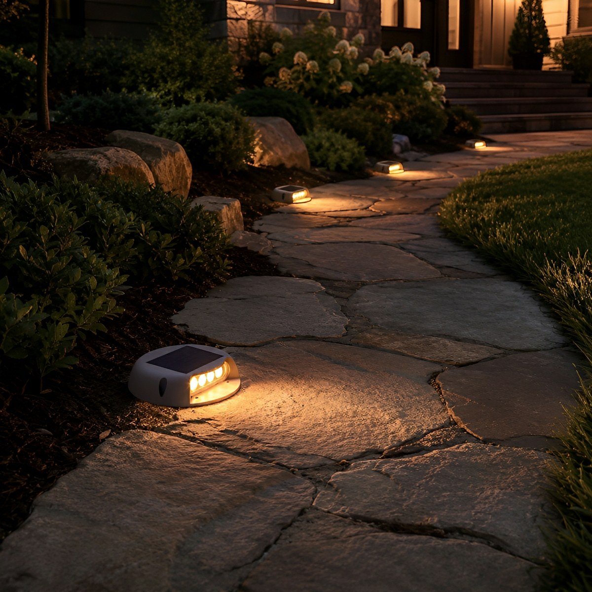 Solar Deck Stair Lights LED Outdoor Step Lights - Flare Shack