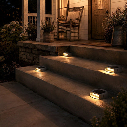Solar Deck Stair Lights LED Outdoor Step Lights