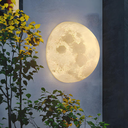 Solar Hemisphere Moon Waterproof Outdoor Porch LED Exterior Wall Lights - Flare Shack