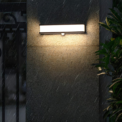 Solar Motion Sensor Geometric Waterproof Outdoor LED Porch Wall Lights - Flare Shack