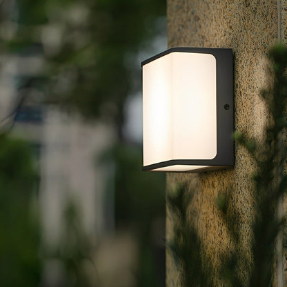 Solar Motion Sensor Geometric Waterproof Outdoor LED Porch Wall Lights - Flare Shack