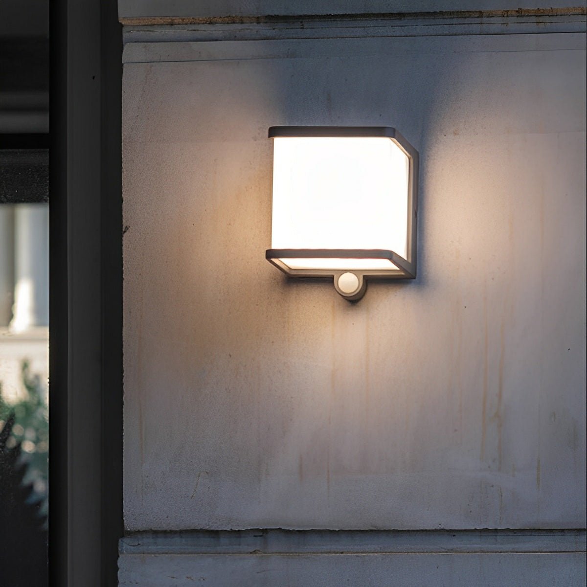 Solar Motion Sensor Geometric Waterproof Outdoor LED Porch Wall Lights - Flare Shack