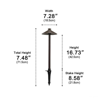 Solar Mushroom Waterproof LED Outdoor Lawn Landscape Lighting