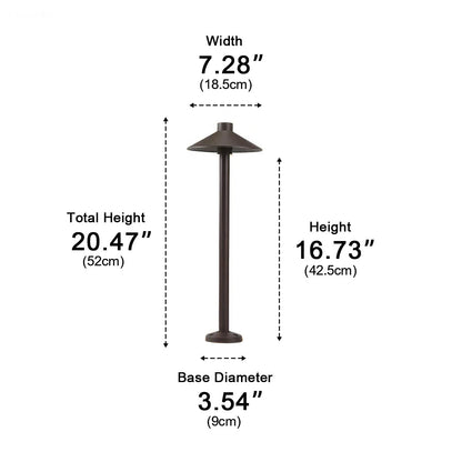 Solar Mushroom Waterproof LED Outdoor Lawn Landscape Lighting