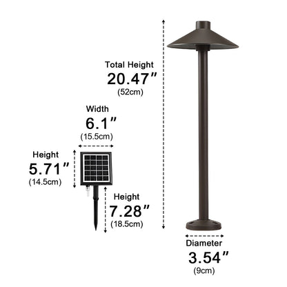 Solar Mushroom Waterproof LED Outdoor Lawn Landscape Lighting
