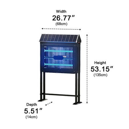 Solar Outdoor Mosquito Killer Lamp Waterproof Bug Zapper Light