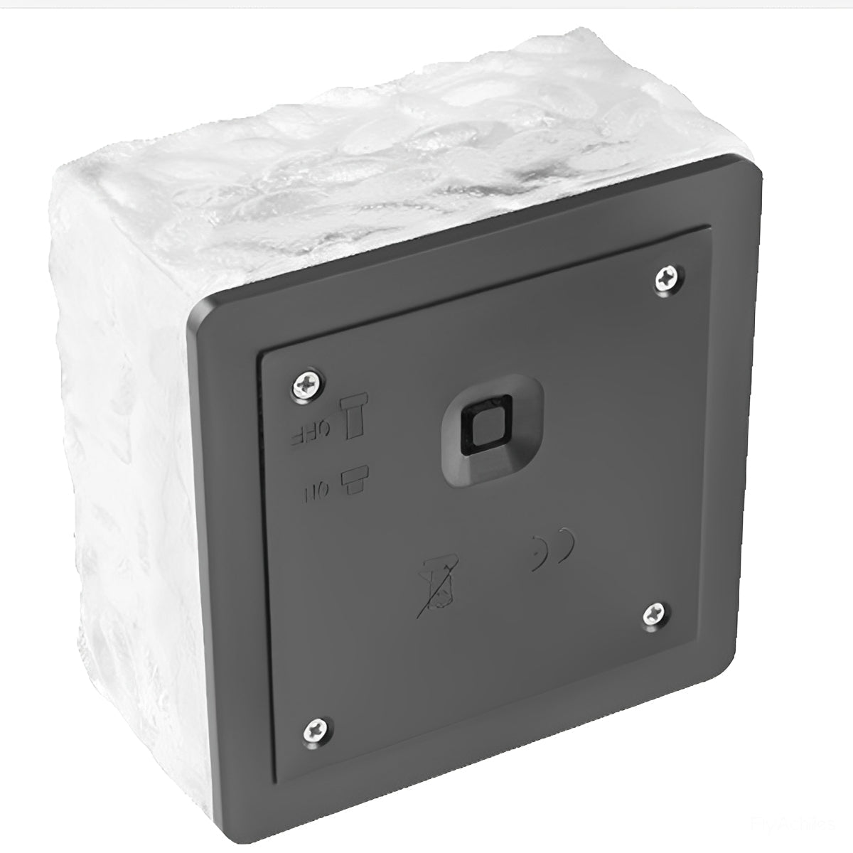 Solar Outdoor Square Ice Brick Cube LED Waterproof Lawn Lights